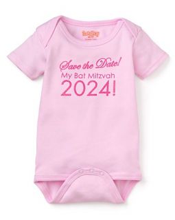 Infant Girls Bat Mitzvah Onensie   Sizes 0 18 Months