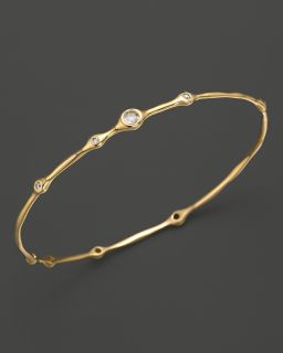 Ippolita 18K Gold Superstar Bangle with Diamonds