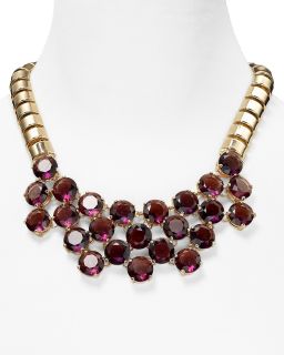 Aqua Jewel Collar Faceted Necklace, 18
