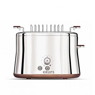Krups Silver Art 2 Slice Toaster & Bun Warmer