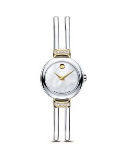 Movado Harmony® Two tone Stainless Bangle Watch, 23mm