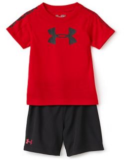 Armour Infant Boys Tech Jersey Tee & Shorts Set   Sizes 12 24 Months