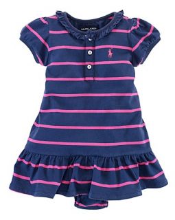 Lauren Childrenswear Infant Girls Striped Dress   Sizes 9 24 Months