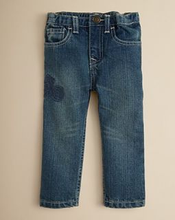  Motorcycle Embroidered Jeans   Sizes 12 24 Months