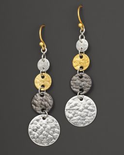 Gurhan Pure Silver And 24 Kt. Gold Lush Drop Earrings