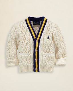 Ralph Lauren Childrenswear Infant Boys Cableknit Cardigan Sweater