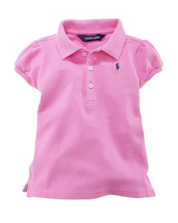 stretch mesh polo sizes 9 24 months price $ 27 50 color maui pink size