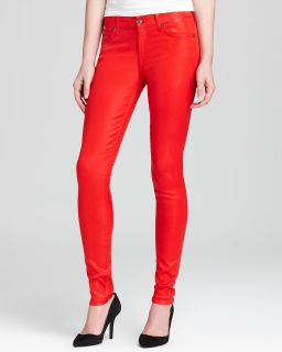 For All Mankind Jeans   The High Shine Gummy Skinny in Lipstick Red