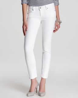Paige Denim Jeans   Skyline Ankle Peg in Optic White
