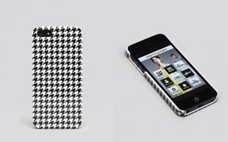 Audiology iPhone 5 Case   Exclusive Small Scale Houndstooth Check_2