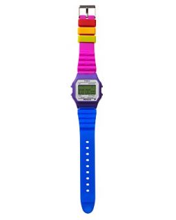 Timex Rainbow Plastic Watch With Purple Case, 35 mm