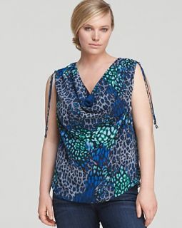 leopard tie shoulder blouse orig $ 125 00 was $ 62 50 37 50