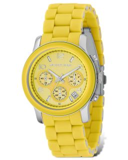 Michael Kors Round Yellow Chronograph Watch, 38MM