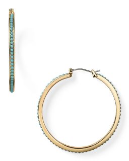 turquoise hoop earrings price $ 40 00 color multi quantity 1 2 3 4 5