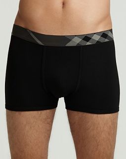 burberry beat check waistband trunks price $ 45 00 color black size