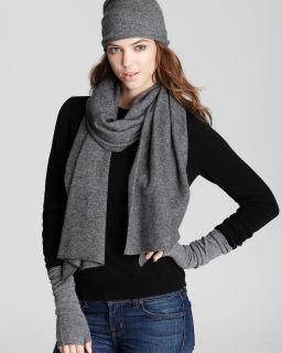 Cashmere Exclusively by Angelina Slouchy Hat, Scarf