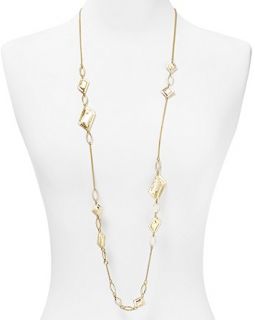 Lee Morris Soho Geometric Station Necklace, 44