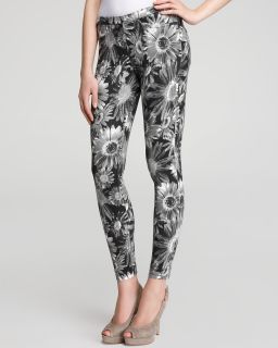 hue floral jean leggings price $ 44 00 color black size select size l