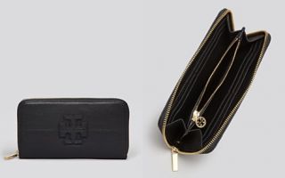 Tory Burch Wallet   Stacked T Zip Continental _2