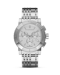 Burberry Stainless Steel Chronograph Watch, 42mm