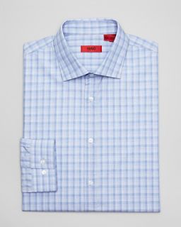 HUGO Enderson X Tonal Check Dress Shirt   Contemporary Fit