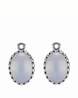 PANDORA Earring Charms   Sterling Silver & Chalcedony Forever My
