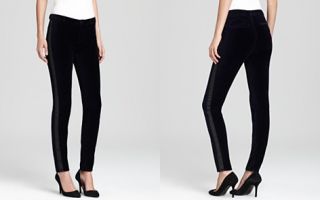 Brand Jeans   Stretch Velvet Trouser with Tuxedo Stripe _2