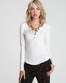 free people top shell stitch lace price $ 68 00 color white size