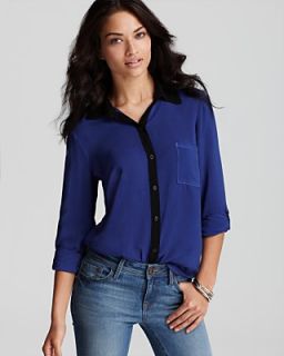 Splendid Shirt   Contrast Placket Pocket