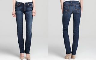 For All Mankind Jeans   Kimmie Straight in Genuine Dark Blue_2