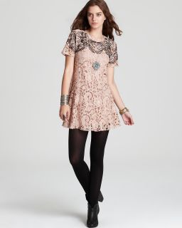 free people dress beautiful dream lace price $ 128 00 color blush