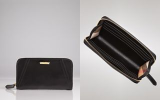 Burberry Wallet   Bridle House Check Zip Around _2