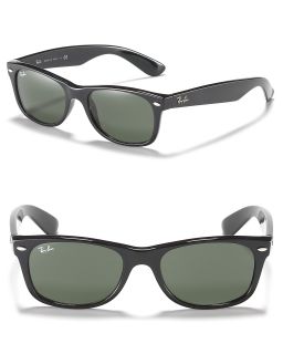 ray ban new wayfarer sunglasses price $ 125 00 color black quantity 1