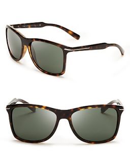 Prada Arrowhead Wayfarer Sunglasses