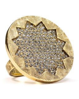 sunbrust pave ring price $ 145 00 color gold size select size 6 7