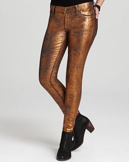stiletto jeans in coated bronze orig $ 244 00 sale $ 146 40 pricing