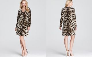 MICHAEL Michael Kors Plus Samburu Tiger Wrap Dress_2