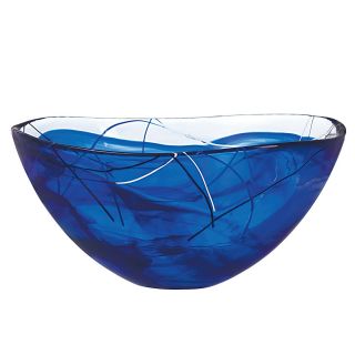 kosta boda contrast bowl large price $ 150 00 color blue quantity 1 2