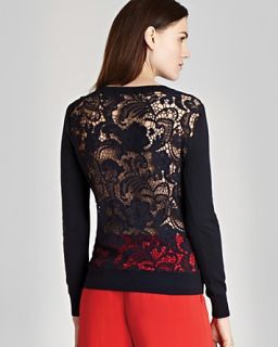 reiss sweater florider lace back price $ 170 00 color navy size select