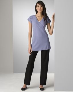 tunic stretch crepe straight pants $ 168 00 eileen fisher petites