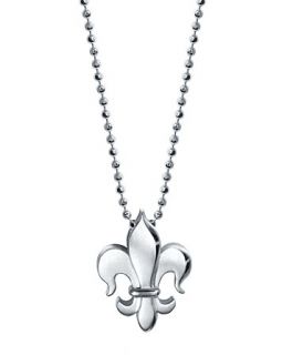 fleur de lis necklace 16 price $ 168 00 color silver quantity 1 2 3 4