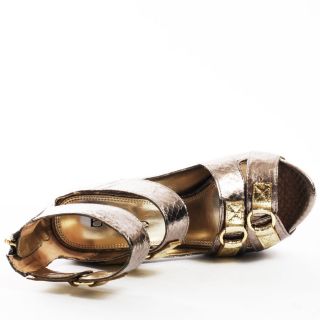 Benetta Sandal   Gunmetal, Bebe, $170.99