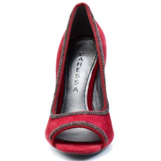 Janine   Red Suede, Caressa, $127.49