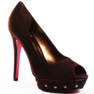 sashay heel brown suede paris hilton $ 98 99 $ 89 09