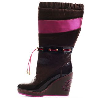 Wedge Boot   Brown/Fuchsia, Pastry, $78.99