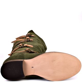 Frizz Bee   Olive Suede, Diba, $143.99