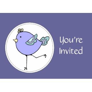 Love Running with Cute Cartoon Chick, Bird custom Poster