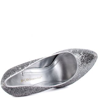 BCBGs Silver Parade   Silver Candie Glitter for 89.99