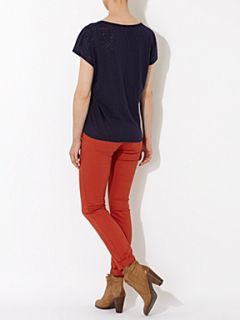 Linea Weekend Ladies slim leg coloured jeans Ginger   