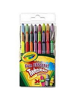 Crayola 24 mini twistable SFX crayons   